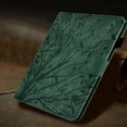 thumbnail image 6 of SaniMore Case for iPad 10th Generation 10.9" 2022, PU leather Skin Embossed Tree with Auto Sleep/Wake Pen Holder Card Slots Anti-slip Strip Flip Folio Wallet Business Cover, Green, 6 of 6