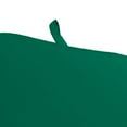 thumbnail image 4 of Jordan Manufacturing Sunbrella 74" x 22" Canvas Forest Green Solid Rectangular Outdoor Chaise Lounge Cushion with Ties and Hanger Loop, 4 of 11