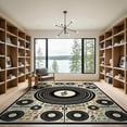 thumbnail image 2 of ODIKA Disc Record Musical Note Round Vintage Player Shaped Music Cd Non-Slip Chair-Friendly for Dining Room, Basement, Large Office, 2 of 7