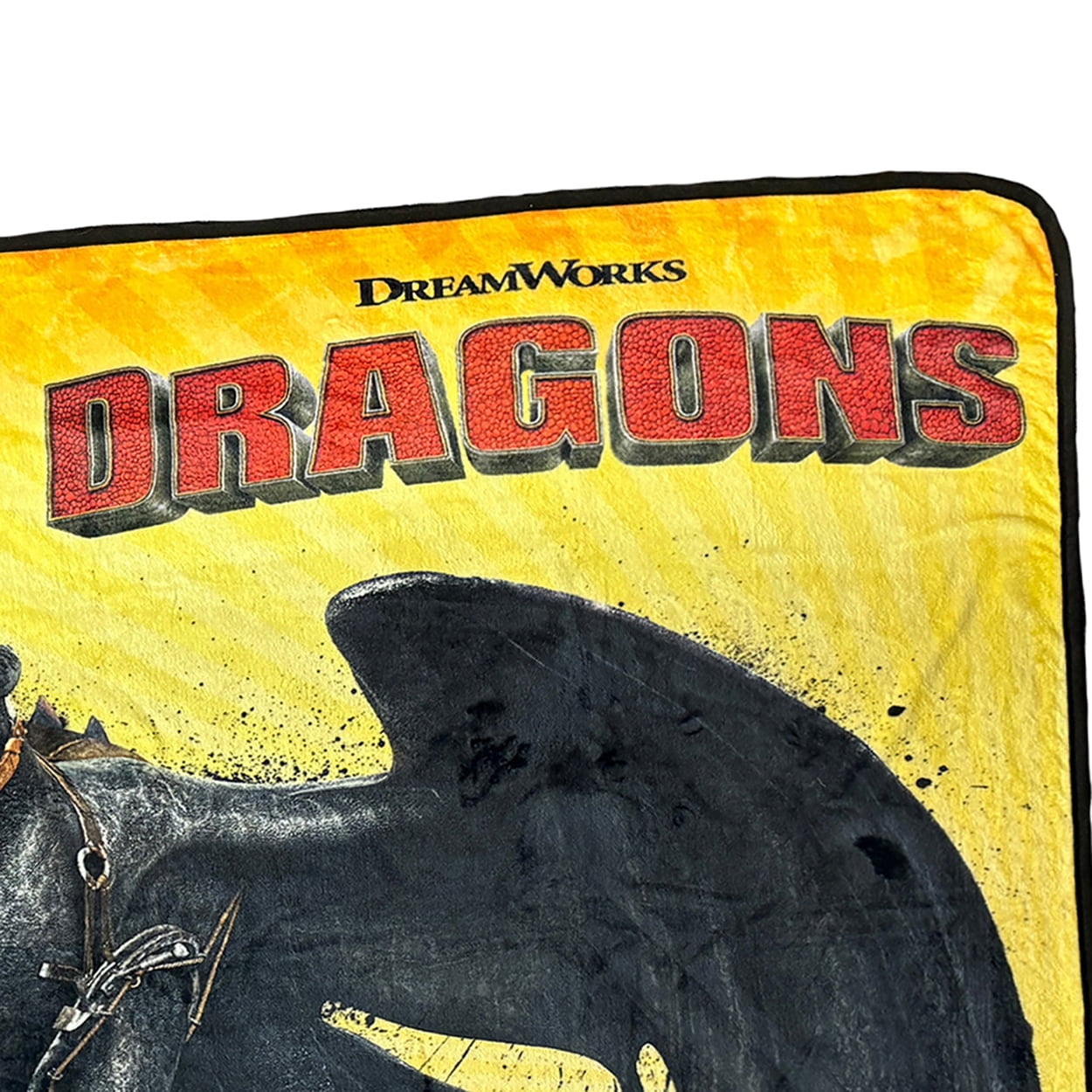How To Train Your Dragon Blanket With Matching Button Toothless Throw 45" X 60"