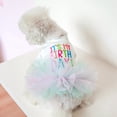 thumbnail image 3 of Dog Birthday Princess Tutu Dress for Small Dogs Girl Puppy Cat Birthday Party Doggie Shirts Outfits Apparel Clothing, 3 of 4