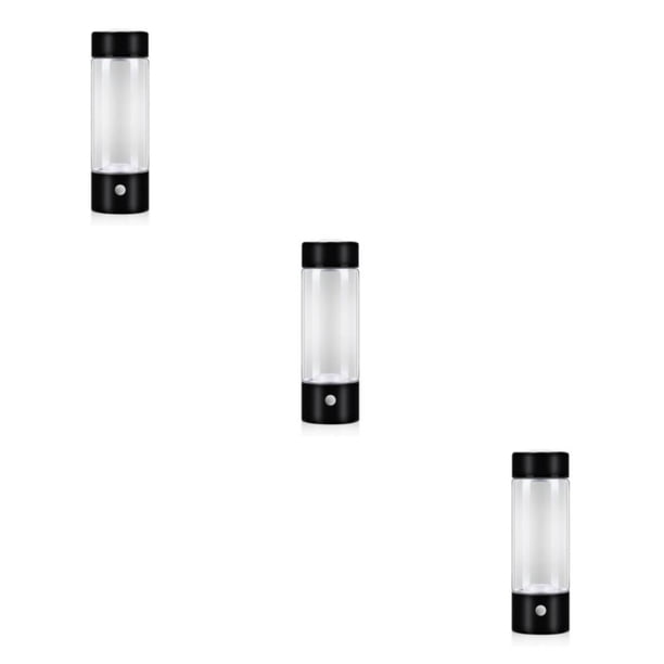 Naiovety Botella de agua rica en hidrógeno, repuesto recargable alimentado por , a prueba de golpes, 420ml, frasco cilíndrico , recipiente Type1 NO1