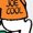 WHITE, variant on Peanuts - Joe Cool Pumpkin - Juniors Cropped Cotton Blend T-Shirt