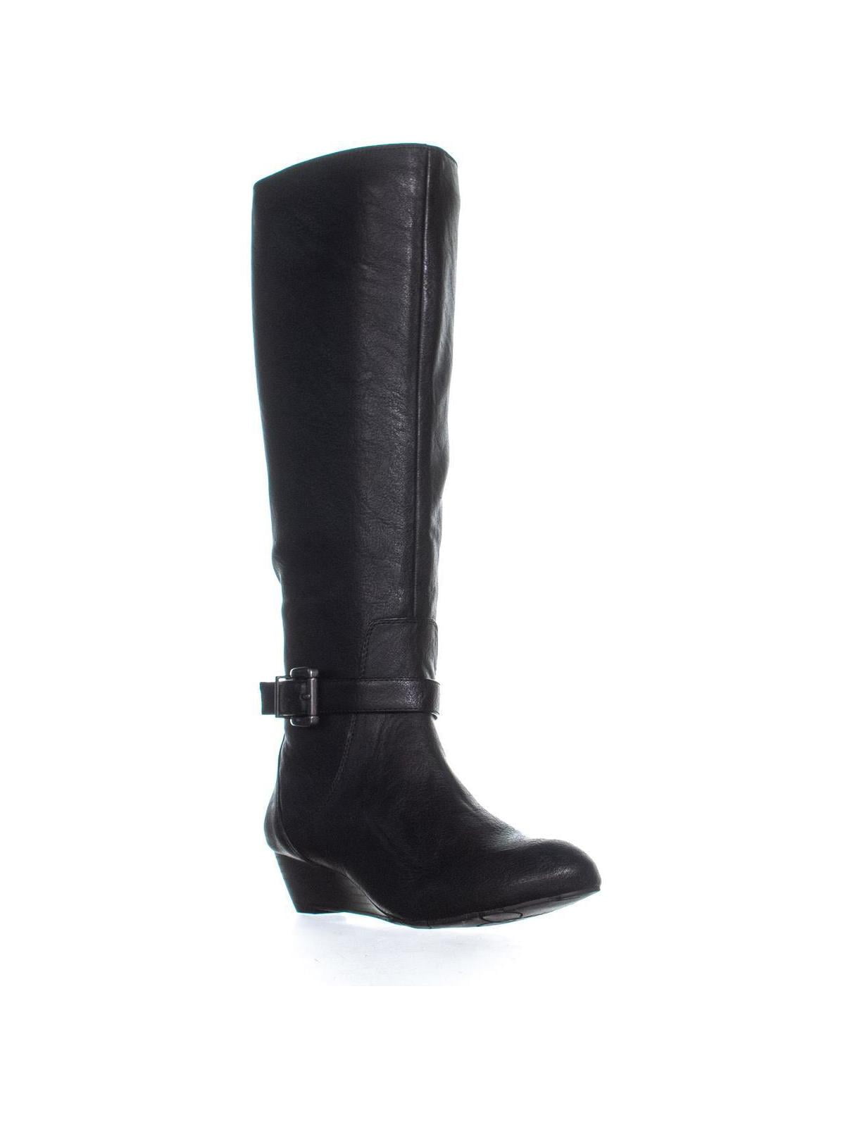 jessica simpson black boots with buckle