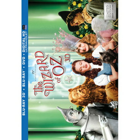 The Wizard Of Oz: 75th Anniversary Collector's Edition (3D Blu-ray + Blu-ray + DVD + Digital HD)