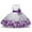 Purple, variant on Zhuashum Girls Dresses 9-12 Months Leisure Dress Round Neck Cartoon Flower Graphic Sundress Sleeveless Spring Summer Adorable Outfits Blue