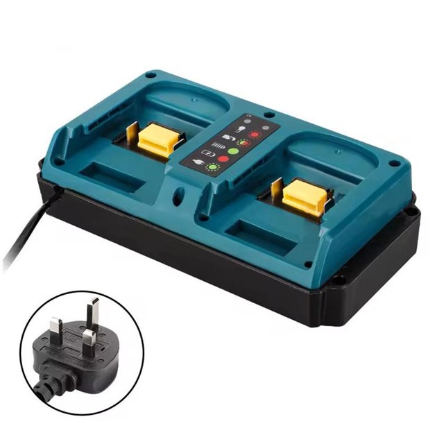 FAST-Rapid Dual Charger for Dewalt 14.4-18V Li-ion Battery DC18RC DC18RD