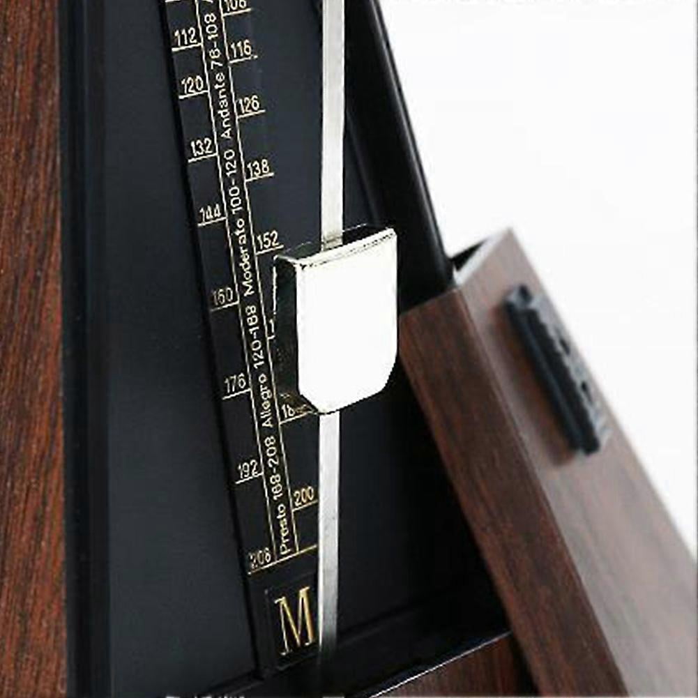 Mechanical Metronome Retro Music Timer Musical Inst ent Universal Precision Rhythm for Guitar Guzhteak color