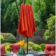 thumbnail image 7 of Summit Living 13ft Double-Sided Patio Umbrella Large Outdoor Table Umbrella Red, 7 of 7
