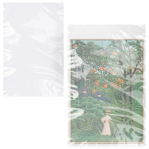 Clear Packing Bags, 14 x 20 Inches. Pack of 1000 Clear Poly Mailers. 2 Mil Clear Shipping Bags with Open Top. Waterproof Clear Packaging Bags for Small Items