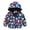 Blue, variant on XBASW 1-8Y Girls Hooded Rain Coat Jackets for Spring Fall Cartoon Printed Windbreaker Jackets Raincoat Outerwear for Toddler Baby Kids