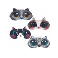 thumbnail image 1 of Paquete de 4 antifaces Para dormir NQ con forma de animal suave y esponjoso, 1 of 4