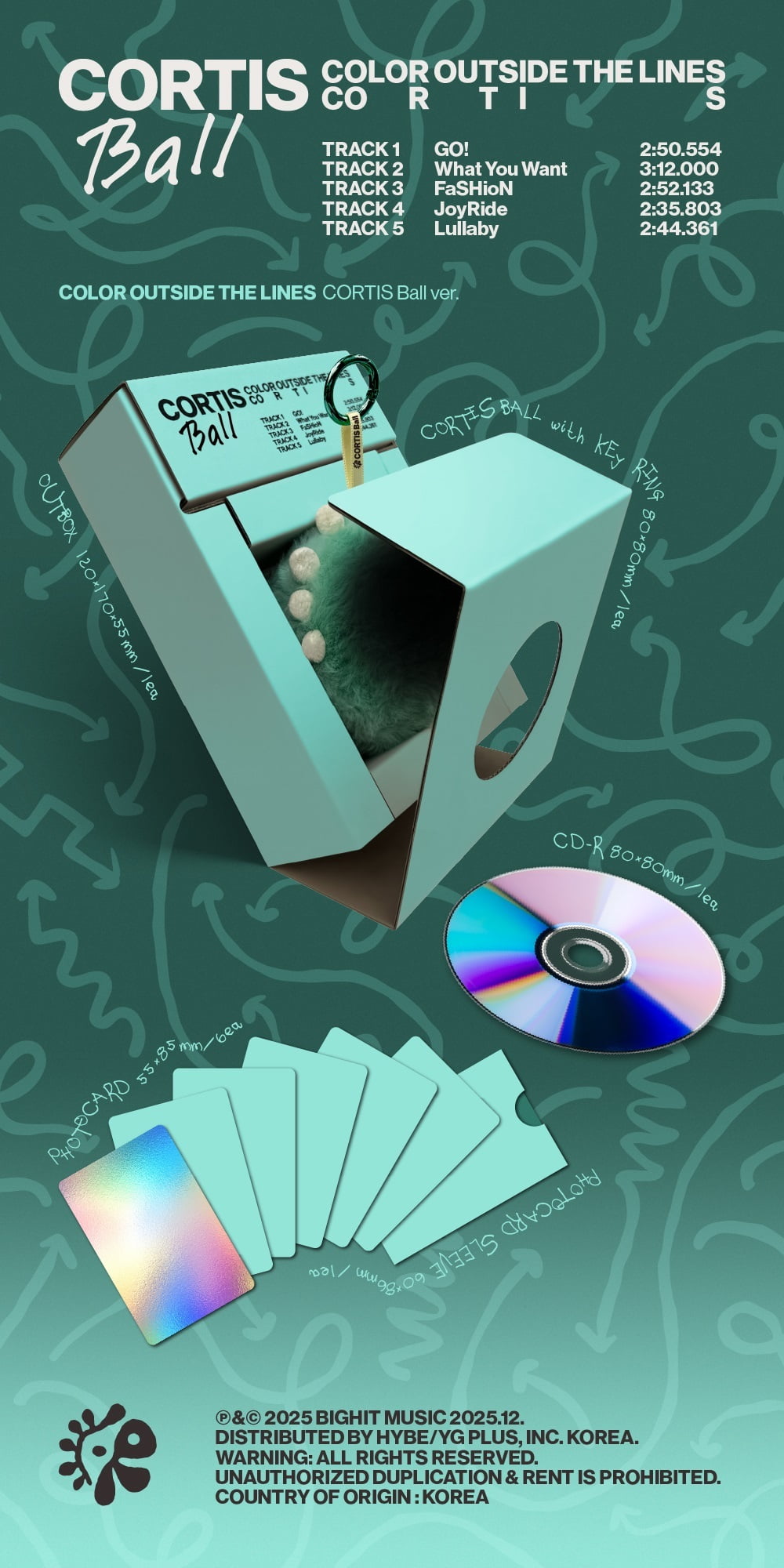 Cortis - COLOR OUTSIDE THE LINES [CORTIS Ball ver.] - Music