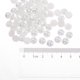 thumbnail image 4 of Cuentas de media perla ABS Unique Bargains 60uds 8mm Resina plano Reverso perlas Brillantes Colorido blanco, 4 of 5