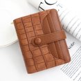 thumbnail image 2 of TAZAG women's wallet short retro buckle large capacity multi-card slot stone pattern coin purse ID bag, 2 of 4