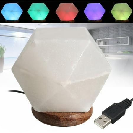 5 color changing rose salt lonizing diamond crystal usb