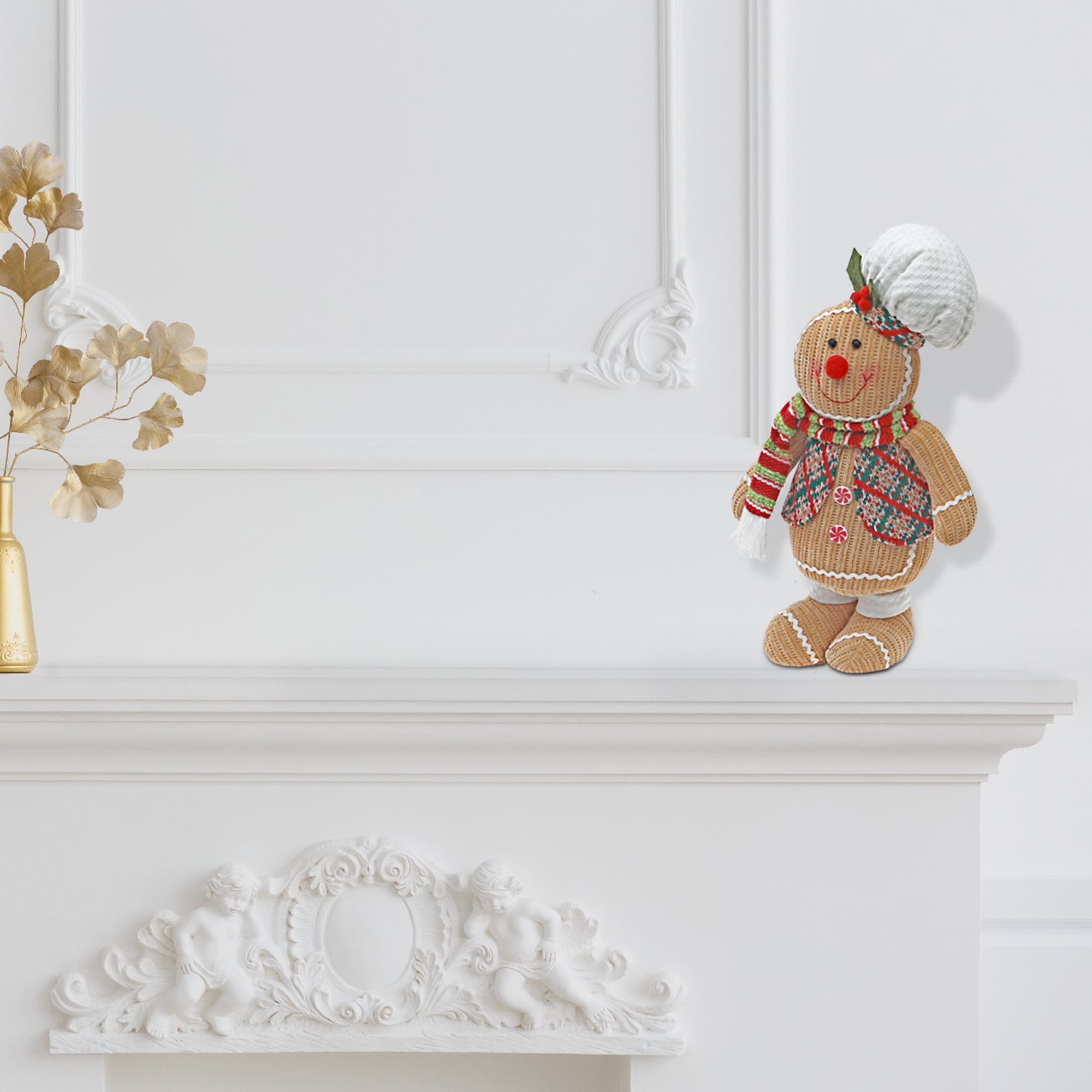 Support En Peluche Gingerbread Boy