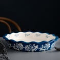 thumbnail image 5 of Wisenvoy Floral 9'' Ceramic Pie Pan, Non-Stick, 5 of 9