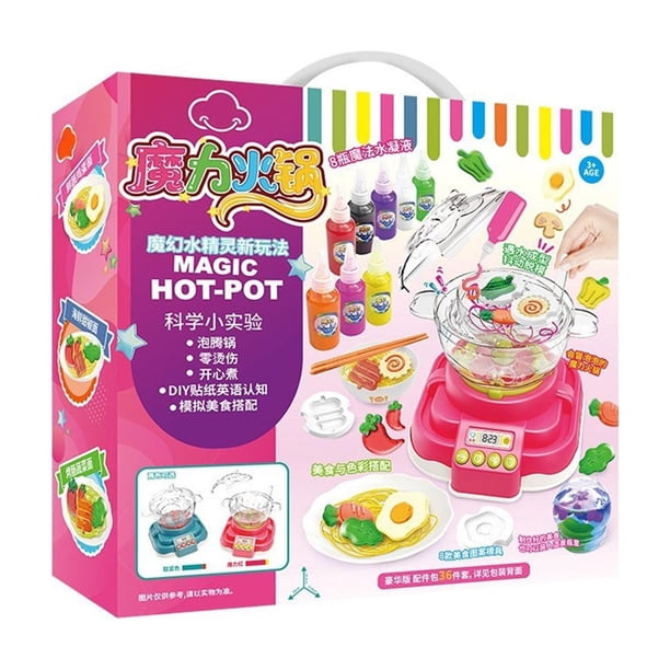Kit de gel de agua Magical Hot-pot 2025 para mejorar, juguete mágico para niños, cuentas de agua, elfos, fiesta de cumpleaños, manualidades y kit de arte para juegos de simulación.