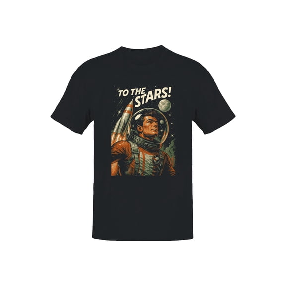 Retro Space Adventure: To The Stars Men's T-shirt