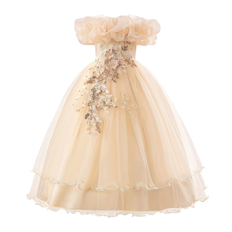 fancy beige dress Lead Singer Beige Embo Flower Maxi Dress S