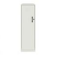 thumbnail image 2 of Space Solutions Metal White 4 Shelf Personal Locker Cabinet with Louvered Door, 2 of 7
