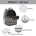 thumbnail image 4 of Cute Pug Puppies Backpack for School,Cute School Bag,Schoolbag with Adjustable Shoulder Straps & Padded Back,15.3"x11"x6.7", 4 of 6
