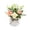 Pink, variant on Weloille Artificial Corner Rose Potted Plant 1 Piece, Realistic Faux Flower Potted Ornament, Fade Resistant No Maintenance Fake Plant, for Home Office Desk Shelf Windowsill Decoration