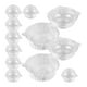 thumbnail image 4 of 100 Uds. Cajas transparentes para cupcakes, cajas de embalaje para cupcakes, caja portátil para cupcakes para muffins, 4 of 7