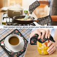 thumbnail image 5 of Pioneer Flower Floral Print Pattern 1-Pack Oven Mitts Set, Heat Resistant Kitchen Gloves, 7.7" X 12", 5 of 6