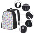 thumbnail image 2 of Disketp Butterflies on Polka Dots Mochila Minimalista de Gran Capacidad, Mochila de Viaje para Escuela, Trabajo o Uso Diario, 2 of 6