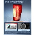 thumbnail image 3 of Nilight Taillight Assembly Compatible with 2017 2018 2019 Ford F250 F350 Super Duty Rear Lamp Replacement OE Style Passenger Side Red Lens, 3 of 7