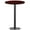 Mahogany, variant on Emma + Oliver 30"RD Walnut Laminate Bar Table Top-18"RD Base