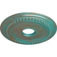 thumbnail image 3 of Ekena Millwork 18 5/8"OD 4"ID x 1 1/8"P Classic Ceiling Medallion (Fits Canopies up to 12 3/4"), Hand-Painted Copper Green Patina, 3 of 7