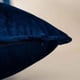 thumbnail image 4 of Nvzi Funda de almohada decorativa bordada con pavo real, funda de cojín de satén sedoso (azul), 4 of 4