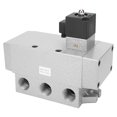 thumbnail image 3 of Electroválvula de 2 posiciones y 5 vías, control eléctrico individual, G1 pulg., K25DH‑25DC12V, 3 of 14