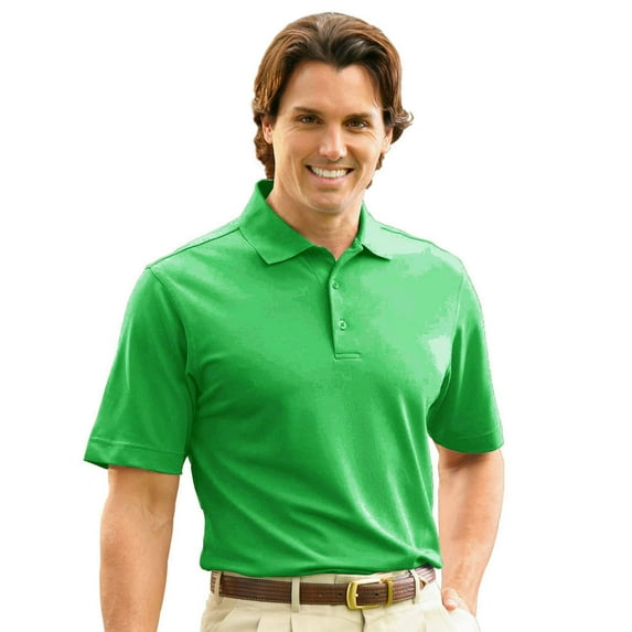 Monterey Club Men's Pique Solid Golf Polo Shirt #1060