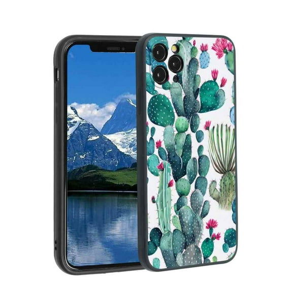 Cactus-139 Phone Case, Degined for iPhone 11 Pro Case Men Women, Flexible Silicone Shockproof Case for iPhone 11 Pro
