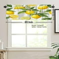 thumbnail image 3 of AshasdS Citrus Lemon Lime Polyester Window Valance Curtain for Home Kitchen Living Room Bedroom Bathroom Decor 54x18 inch, 3 of 5