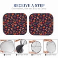 thumbnail image 6 of Kll Autumnal Forest Windshield Sun Shade 2-Piece Foldable Car Front Window Sunshade For Most Sedans Suv Truck - Auto Sun Blocker Visor Protector Blocks Max Uv Rays - Medium, 6 of 7