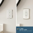 thumbnail image 5 of Franklin Brass Soft Arch (3-Pack) Outlet Covers Pure White 1-Gang Oversized Wall Plate Single Duplex Switch Plates Electrical Outlet Covers W35892K-PW-CP, 5 of 8