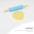 thumbnail image 4 of KAKOWELY leveling ruler 2Pcs Cookie Balance Rulers Cookie Thickness Rulers Cookie Levelers (Transparent)15.75"X0.98"X0.16", 4 of 4