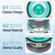 thumbnail image 4 of Uxcell Paquete de 6 Altavoces Pequeños de 5W 3 Ohm Carcasa Metálica Altavoz Cuadrado Micro Externo para Mini Altavoces DVD EVD Multimedia Máquina Publicitaria Móvil Portátil, 45mm Verde, 4 of 6