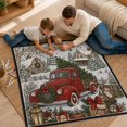 thumbnail image 5 of Christmas DIY Coloring Throw Blanket, Winter Holiday Decorative Soft Warm Cozy Blanket for Couch Sofa Bed, 5 of 5