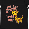 thumbnail image 4 of Inktastic My Grandpa Loves me- cute giraffe Boys or Girls Toddler T-Shirt, 4 of 5