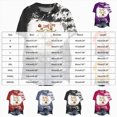 thumbnail image 3 of TOWED22 Womens Pumpkin Spooky Halloween Shirts Tie Dye Cute Short Sleeve Ghost Grapghic Tee Ghost Tops Costumes Fall(Black,L), 3 of 5