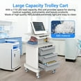 thumbnail image 6 of Joreek Rolling Medical Cart with Wheels and Drawers Mobile Trolley Carts Professional Ultrasound Cart with Caster Wheels for Hospitals, Offices, 6 of 8