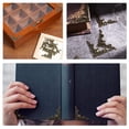 thumbnail image 3 of HONITANO 48Pcs Golden Metal Book Corner Protectors Antique Design Decorative Frame Angle Covers, 3 of 6