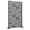Black Linear, variant on Metal Privacy Screen, 6FT Outdoor Privacy Screen, Freestanding Privacy Screen with Stable Base, Outdoor Privacy Fence for Patio, Garden, Balcony and Backyard