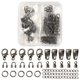 thumbnail image 1 of 1Box DIY Jewelry Making Finding Kit Including Zinc Alloy Lobster Claw Clasps Iron Jump Rings & Ends Chains & Crimp Ends Brass Snap on Bails & Wire Guardian Gunmeta, 1 of 5